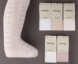 Жаккардовые колготки для девочки KATAMINO
